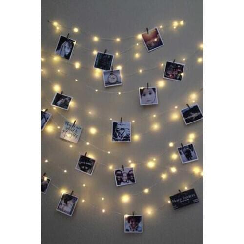 3 Meters Fairy Led Light 15 Pieces Small Pegs Photo Hanging Set Souvenir Souvenirs Home Products