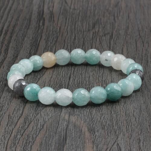 Natural Stone Gem Beaded Bracelet Chakra Reiki Meditation Healing Bracelets Bangles for Women Men Charm Friendship Jewelry Gifts