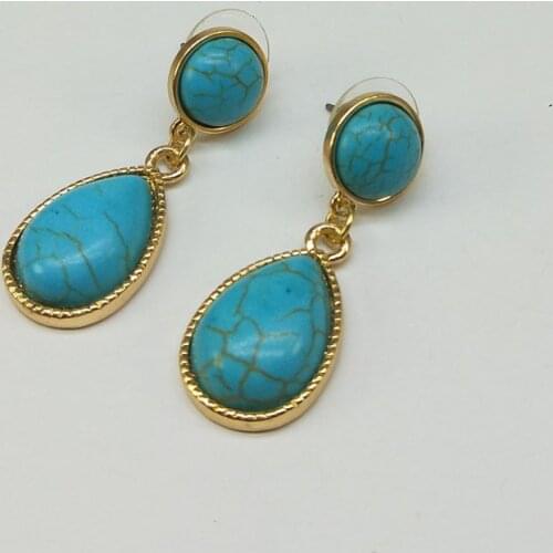 2019 New Real Aros Brinco Europe And The Jewelry National Wind Personality Fashion Beach Fashionable Sweet/stud Earrings A33-13