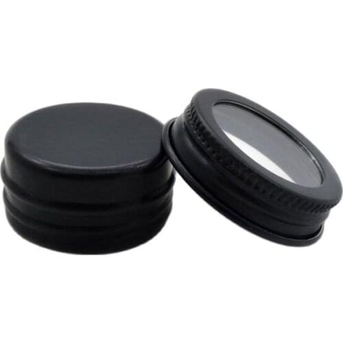 5ml Mini Aluminium Tin Pots Empty Cream Pot Box Trial Pack Metal Containers Makeup Tool High Quality Refillable 25pcs/lot