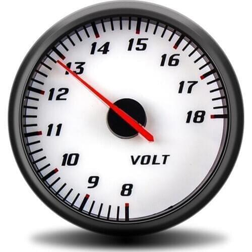 60mm Volt Meters 2.5inch auto voltmeter car meter Gauge 18 12 volt painel digital moto motorcycle accessories instrumentation