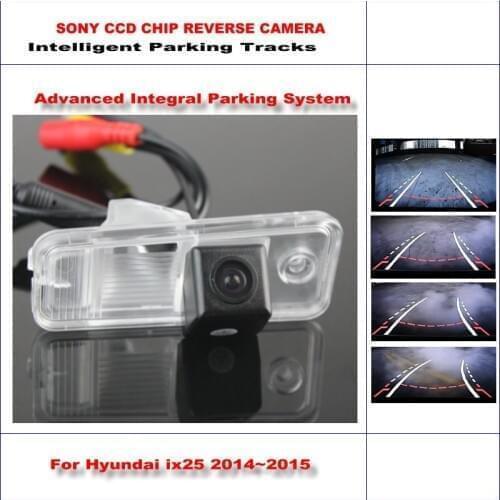 Auto Reverse Camera For Hyundai ix25 / Creta 2015 2016 Rear View Backup Dynamic Guidance Tracks Intelligentized CAM