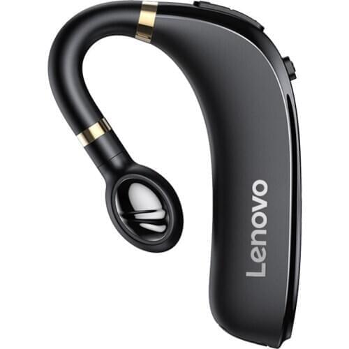 Lenovo - HX106 Ear Hook Business Bluetooth Wireless Headphones, Wireless Headphones, Bluetooth 5.0 Capacity with Microphone