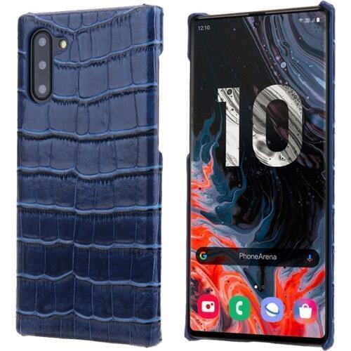 For Samsung Note10 Genuine Leather Phone Case Crocodile Skin Leather Back Case Slim Back Cover For Samsung Galaxy Note10 Plus