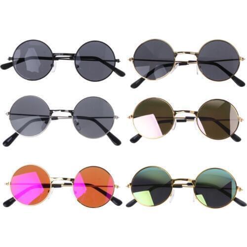 2019 2019 Fashion Round Children Glasses Frame Baby Boys Girls Eyeglasses Frame Vintage Kids Photography Props Gentleman Studio