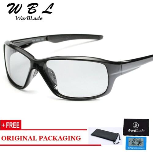 Driving Photochromic Sunglasses Chameleon HD Polarized Men Glasse All day change color for Snow light Top quality 2018