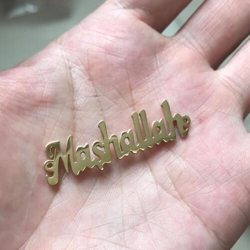 Mashallah islam muslim small pendant