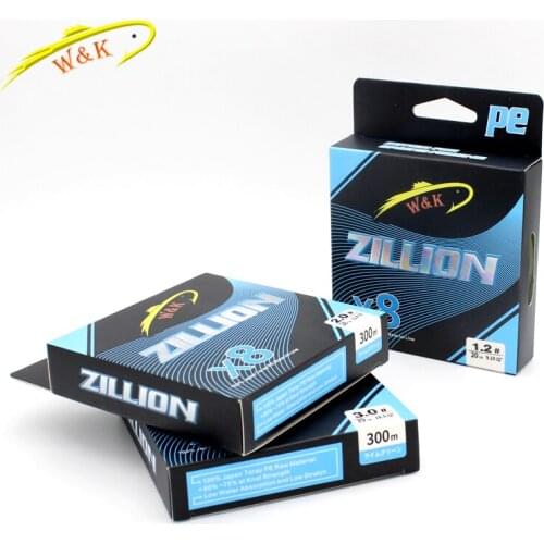 Saltwater Fishing Tackle 300M PE Line 60% ~75% at Knot Strength 8 Braided Lines Super