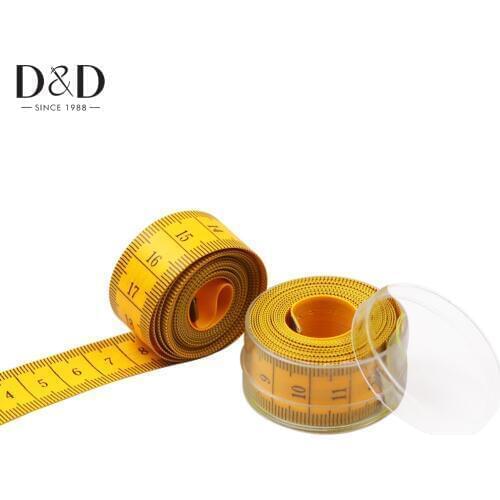New 1.5M Boby Tape Measure Sewing Tailors Ruler Soft Portable Sewing Ruler DIY Meter Sewing Measuring Tools With Storage Box