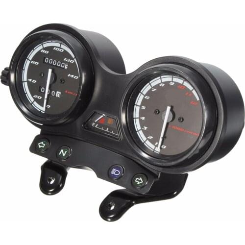 Motorcycle Tachometer Speedometer LCD Odometer Meter Gauge Fit for YAMAHA YBR125