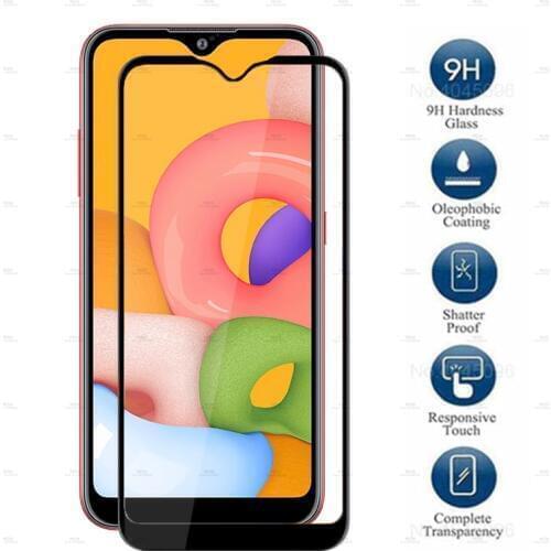 For Samsung A01 Glass Screen Protector Tempered Glass For Samsung Galaxy A01 A 01 SM-A015F A015 A015F Glass Protective Film
