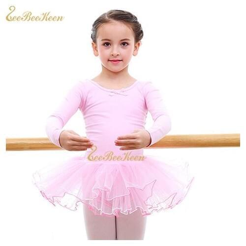 Ballet Gymnastics Leotard Long Sleeve Swan Lake Tutu Ballet Dress Ballerina Leotard For Girl Ballet tutu Dance Dress For Child