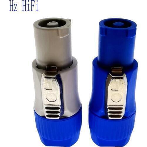 10PCS 3PIN NL3FC AC PowerConnector Male Plug AC Power Plug 20A/250V For amplifier Stage Light LED Screen Blue White