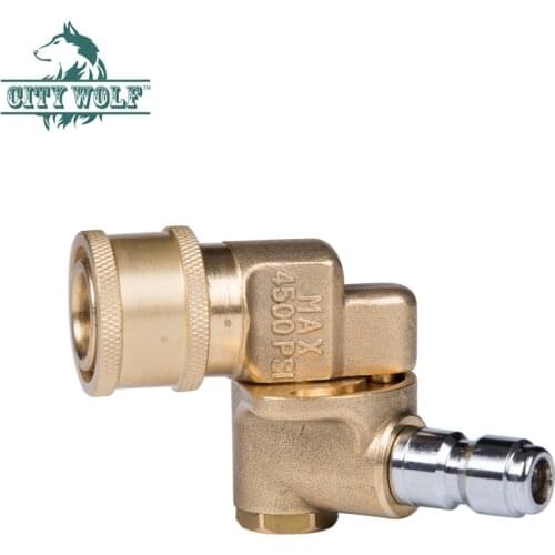 City Wolf high pressure washer adaptor Quick Connection Pivoting Coupler 1/4 for car washer accessory