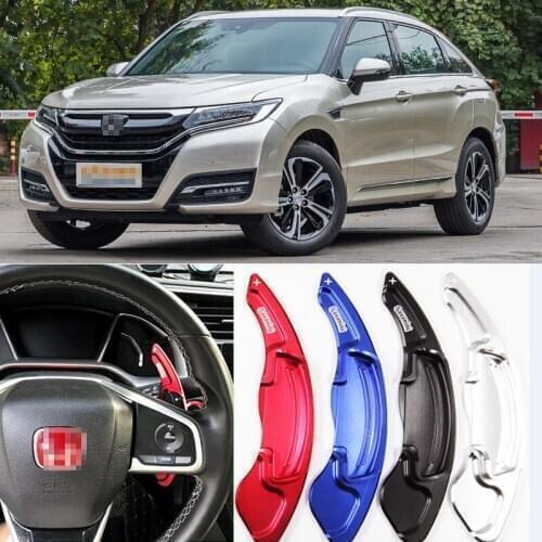 Tommia 2pcs Steering Wheel Aluminum Shift Paddle Shifter Extension For Honda UR-V 17-18 Car-styling