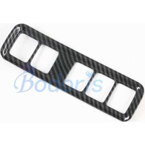 Carbon Fiber Look Interior Headlight Switch knob Button Outlet Car-styling For Nissan NAVARA D23 Frontier NP300 2016-2020