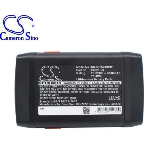 CameronSino for GARDENA Accu-Spindelmaher 380 Li Spindelmaher 380 Li 04025-20 8838 battery