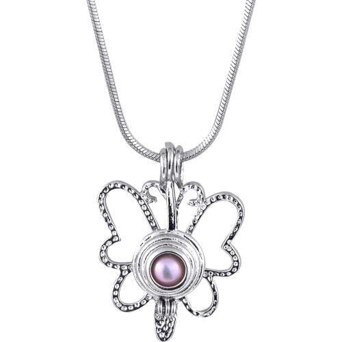 Wonderful Dream Catcher Pearl Cage Pendants Bulk 5pcs Love Pearl Pendants DIY Pearl Locket Wholesale-EP1