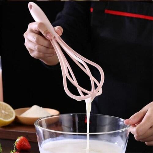 Home Milk Cream Butter Whisk Mixer Utensils Plastic Mini Kitchen Tools Balloon Egg Beater Manual Egg Whisk Kitchen Accessories