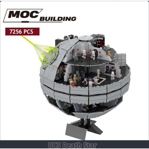 UCS Death Star space Death Star building block small particle building block assembly model toy childrens birthday gift
