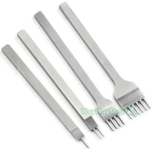 3mm Leather CHISELS PUNCHES LACING Lacing Craft tool 1 2 4 6 HOLE Diamond Holder