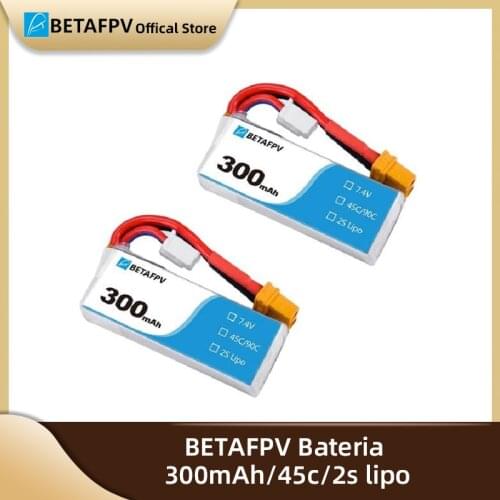BETAFPV 300mAh 2S 45C Lipo Battery