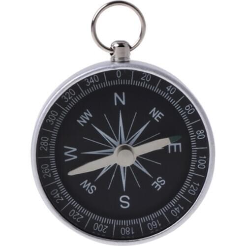 Mini Keychain Aluminum Compass Camping Wild Survival Travel Hiking Navigation