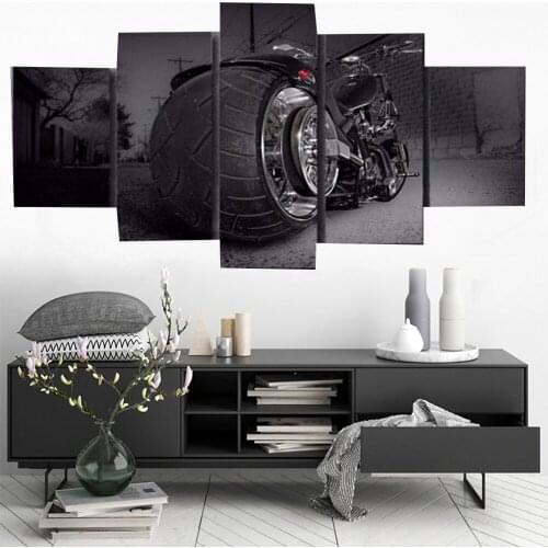 5 Pieces Wall Art Canvas Painting Modern Mo Tuo Poster Modern Abstract Canvas For Living Room Decorative Pictures Frame