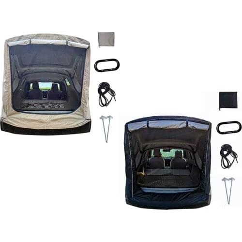 Car Trunk Tent SUV Universal Self-Driving Car Tail Extension Tent Outdoor Camping Rain and Sun Shade Awning Tent
