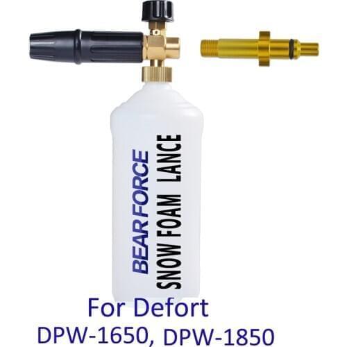 Foam Nozzle Snow Foam Lance Foam Generator Soap Gun Car Clean Foam Wash for Defort High Pressure Washer Car Washer