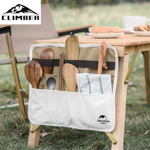 CLIMBER Portable Picnic Tableware Storage Bag Chopsticks Straw Knife and Fork Spoon Bag Camping Picnic Bags NH19PJ085