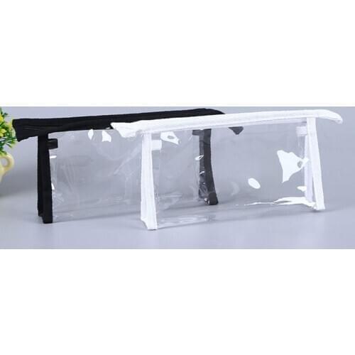 Transparent Cosmetic Bag Men Women Makeup Bag Fashion Waterproof PVC Travel Organizer Toiletry Wash Bag Pouch Case