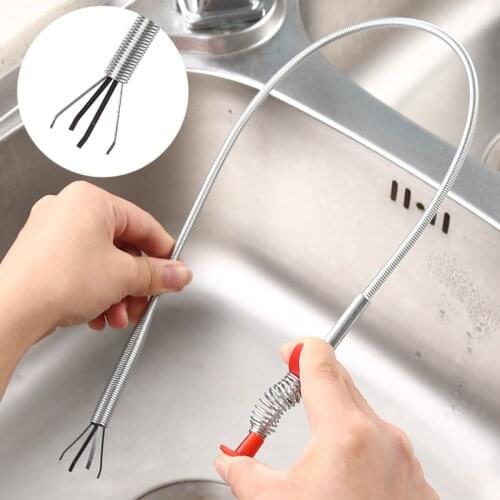 1PCS Bend Curve Grabber Spring Grip Tool For Home Garden Usage 60cm 4 Claw Flexible Long Reach Pick Up Tool