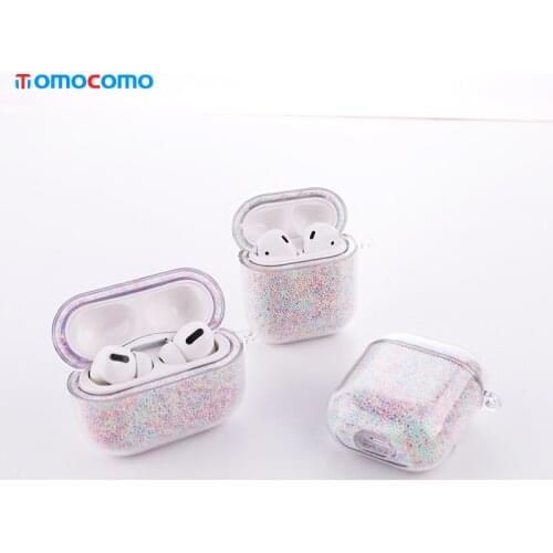 Colorful Quicksand Case For Apple Airpods 1 2 Candy Bluetooth Wireless Earphone Cover For Apple Airpods Pro Charging Box Bags