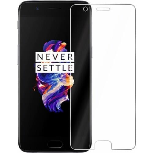 Tempered Glass For OnePlus 5 A5000 GLASS 9H 2.5D Protective Film Explosion-proof Clear LCD Screen Protector Phone cover