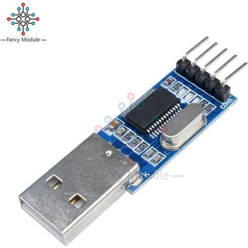 1Pcs 3.3V/5V USB To Serial TTL USB-TTL Module Adapter PL2303HX Auto Converter Microcontroller With Flexible Cover For Arduino
