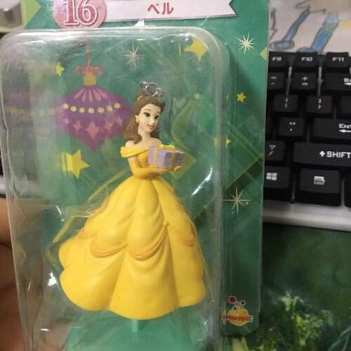 1PCS 7cm 2020 Japan Disneyland Christmas collection handmade ornaments genuine pendant Princess Bell
