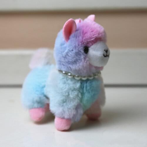 10cm Cute Alpaca Pendant Doll Plush Toy Bag Key Pendant Gift Animal Plush Stuffed Toys Horse Doll