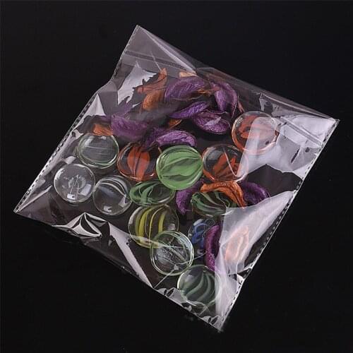 100 Pcs Resealable Cellophane OPP Poly Bags Self Adhesive Seal Bag Clear Resealable Cellophane Useful Self Adhesive Plastic Bag