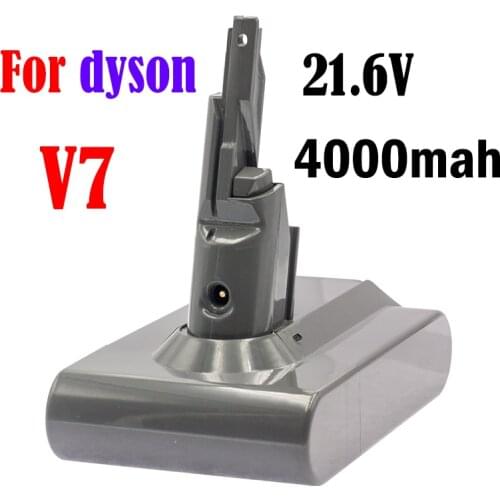4000mAh 21.6V For Dyson V7 Motorhead Animal Trigger HEPA Car+Boat Absolute V7 Replacement Battery Handheld Vacuum Cleaners L50