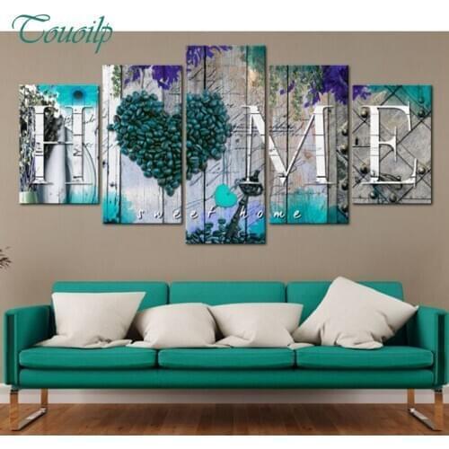 Diamond embroidery beautiful love home 5D DIY diamond painting Cross Stitch Multi-picture home sweet Home decoration