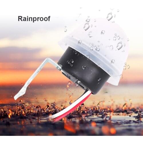 Automatic Auto On Off Photocell Street Light Switch DC AC 220V 50-60Hz 10A Photo Control Photoswitch Sensor Switch