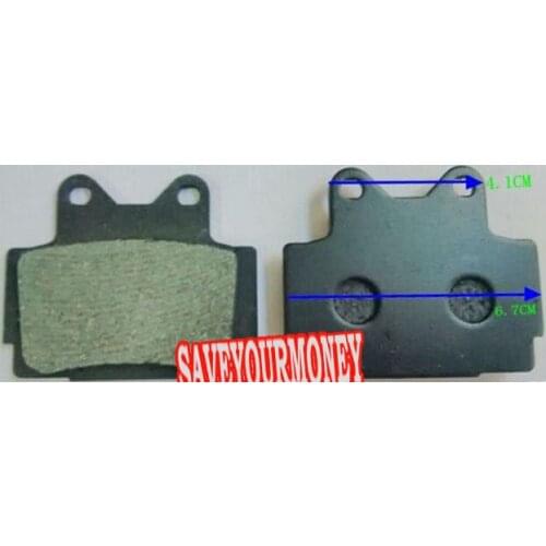 Free shipping Motorcycle accessories rear brake Pads plate for Yamaha FZR400 250 XJR400 93-99 TZR125