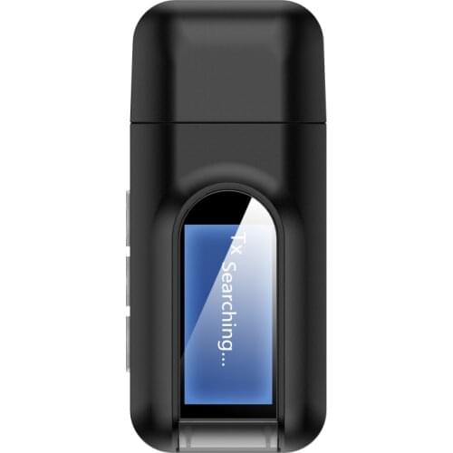 Bluetooth 5.0 Audio Receiver Transmitter 2 in 1 USB 3.5MM Wireless Adapter Stereo PC TV Headphone Car AUX Sender