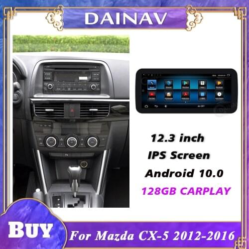For Mazda CX-5 2012-2016 Android 12.3 inch Screen Car Stereo Navigation Radio media Video Player Headunit