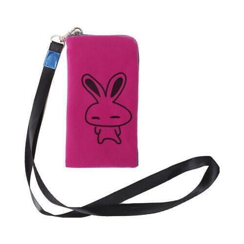 FSSOBOTLUN,,For Huawei nova 8 Pro 6.72" Zipper Flannel Pouch Bag nova 8 SE Nova 7 Pro Pocket Thicken Warm Phone Protective Cover