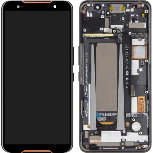 For ASUS ROG Phone 1 ZS600KL Z01QD LCD Display Touch Screen Digitizer Assembly + Frame