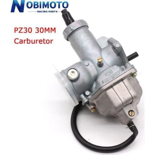 Motorcycle Carburetor PZ30 30mm Carburador PZ30 Carb Dirt Bike For Honda CG125 For 175CC 200cc 250cc Pit Bike ATV