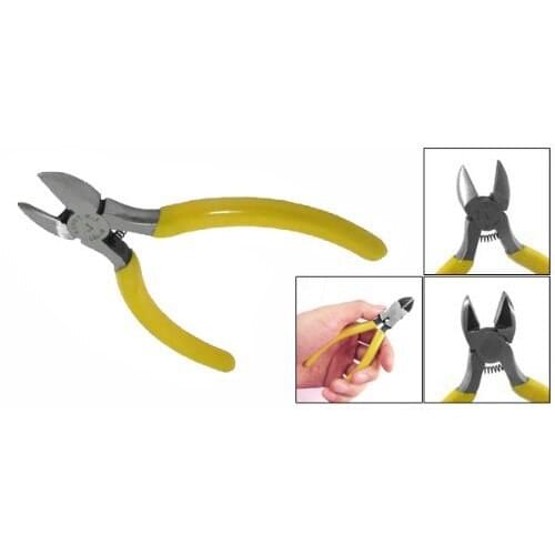 New Professional tools Wire Cutter Plier Yellow 4.5 Inch 125 Mm