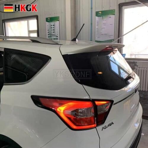 Fit for Ford Escape Kuga 2013 2014 2015 2016 2017 High quality ABS Plastic Primer Color Rear Trunk Wing Spoiler Decoration